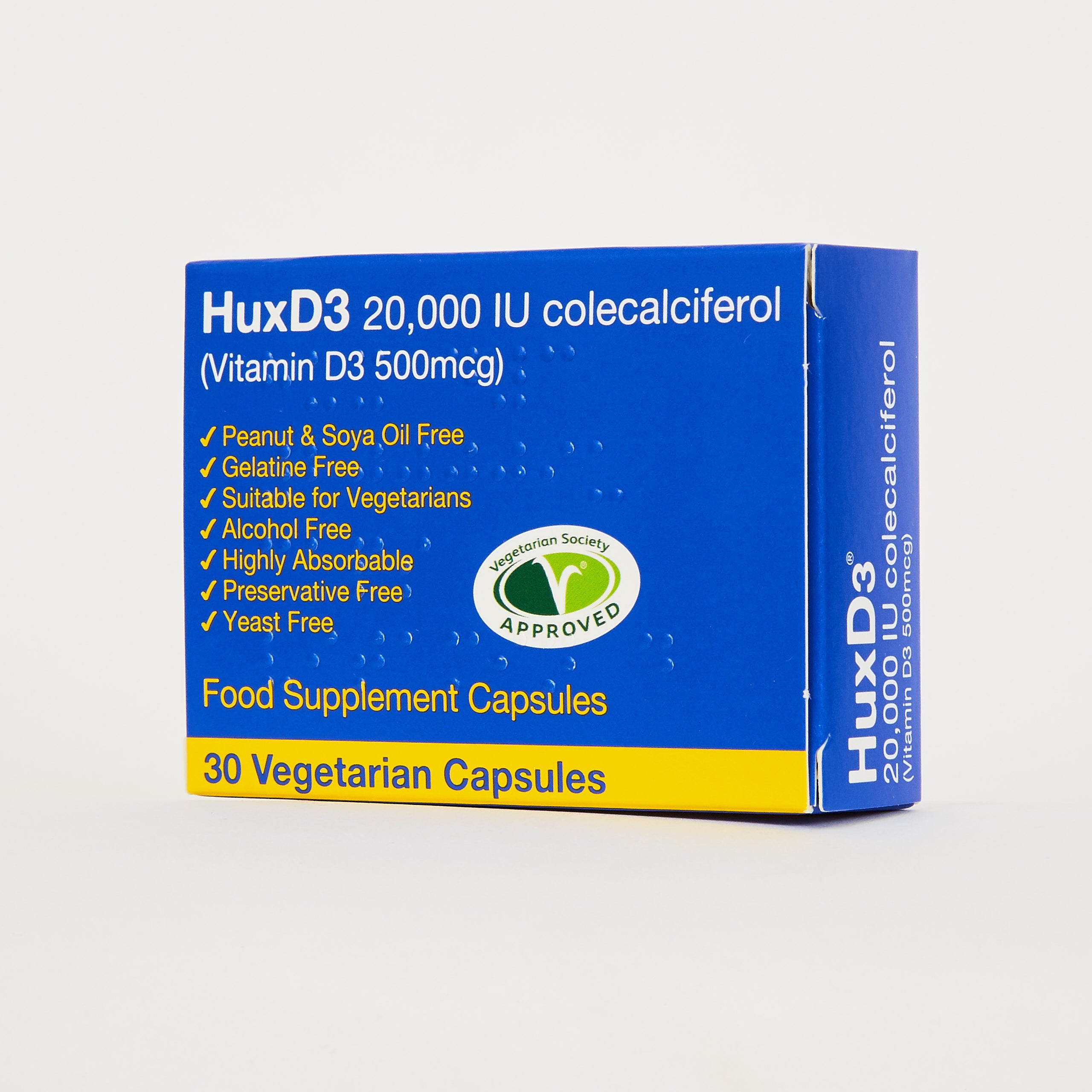 HuxD3 20,000iu Vegetarian Capsules